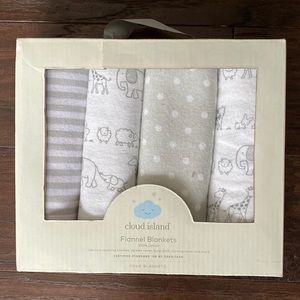 Cloud Island flannel blankets